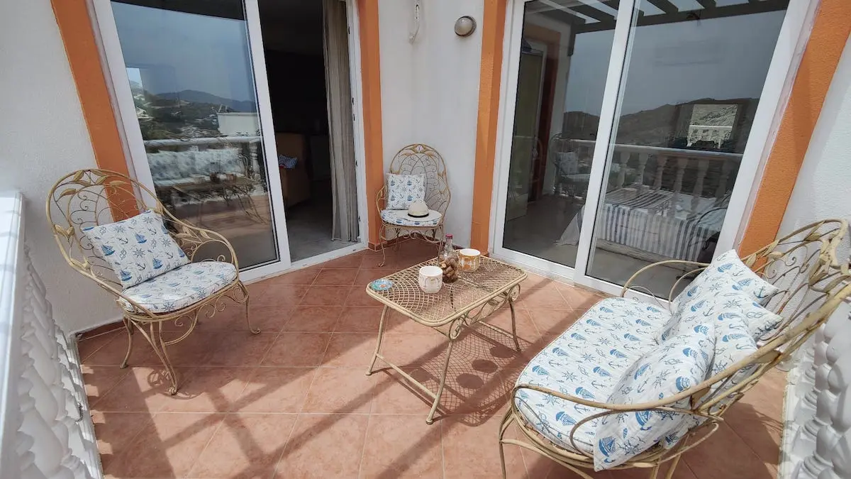 Attached balcony