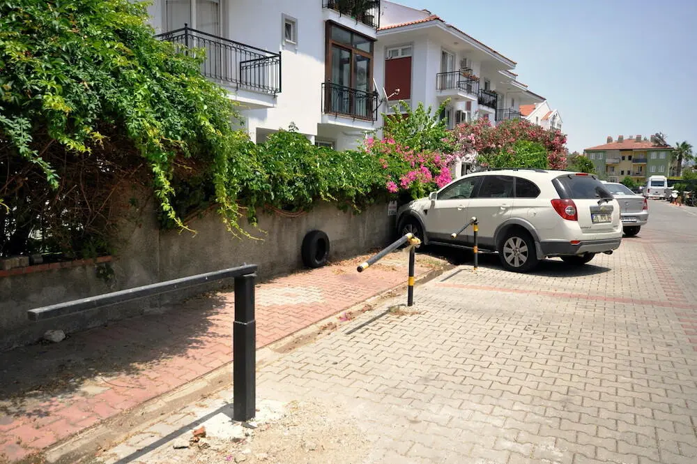 Parking spaces
