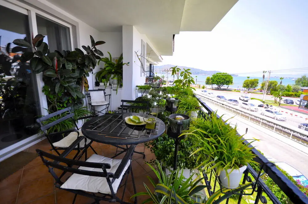 Attached balcony