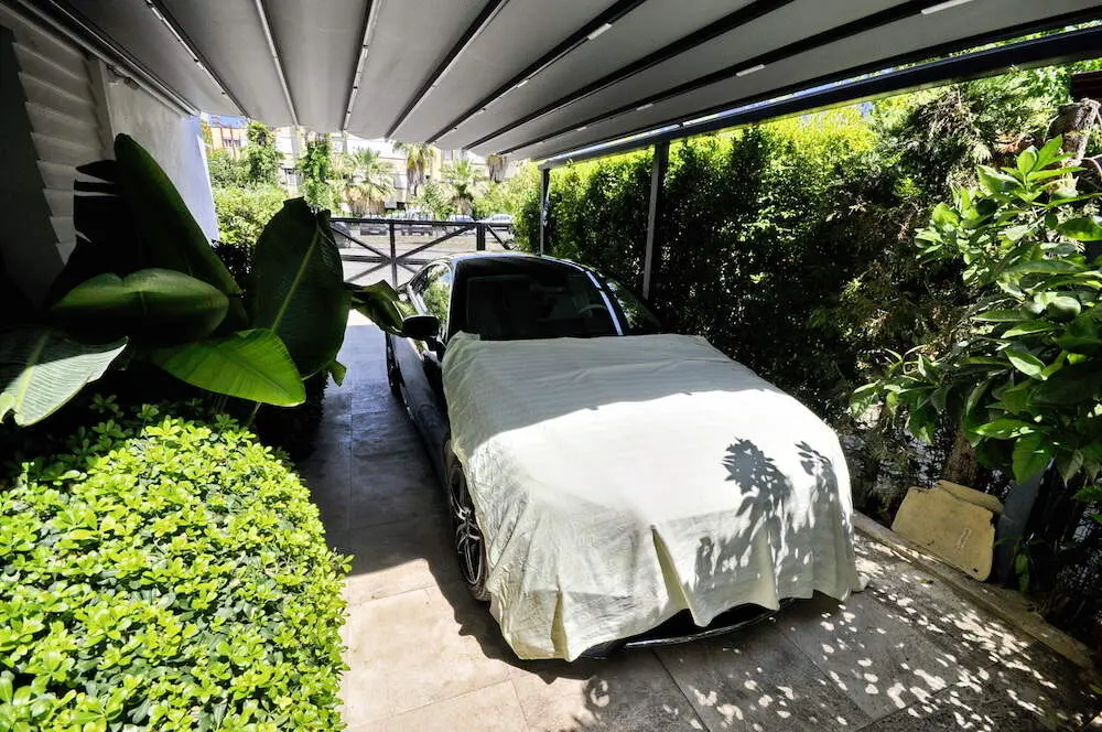 Shaded parking