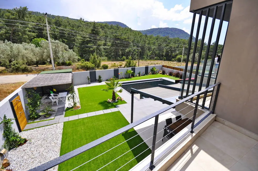 Attached balcony