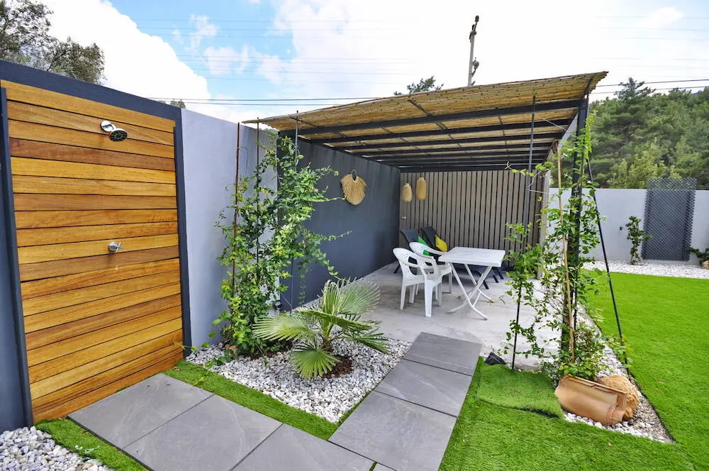Landscaped garden
