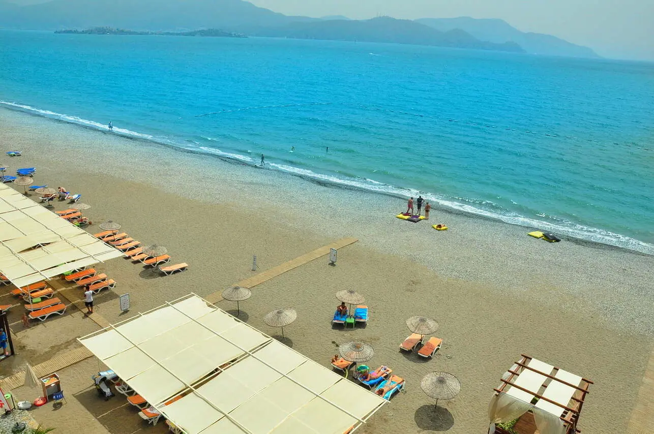 Beach in Calis