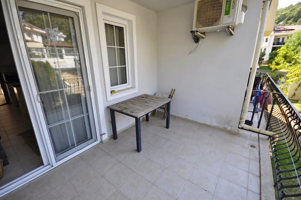 Attached balcony