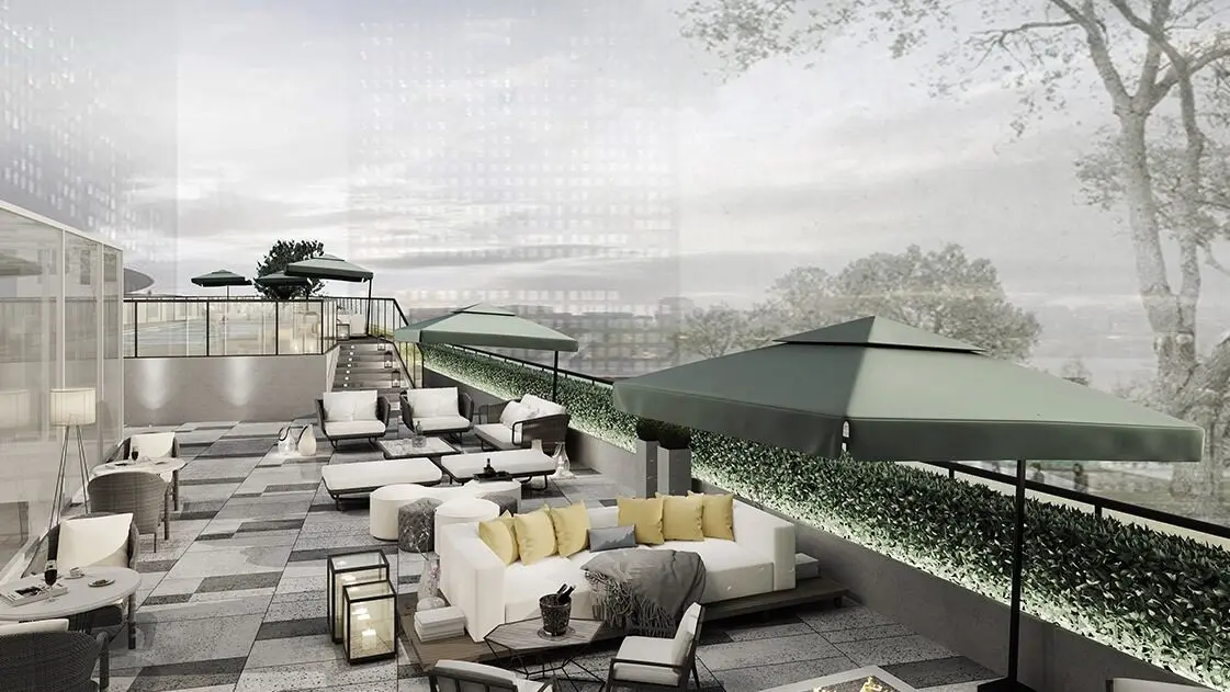 Roof terrace