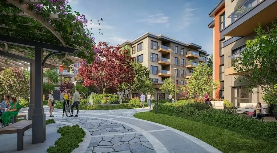 Landscaped garden