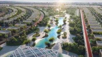 Hayyan townhouses in Barashi Sharjah by Alef Group